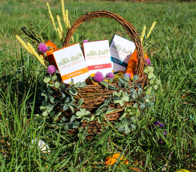Floral-Woven Easter Basket Tutorial!